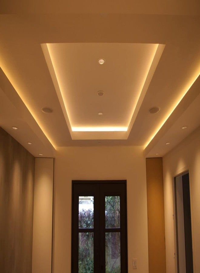 Desidiya ® 50 Meter LED Rope Light for Decoration-Waterproof Decorative Lights,Cove Light for Ceiling | LED Pipe Light for Home Decor | Led Strip Lights for Diwali Decoration,Birthday (Warm White) - Image 4