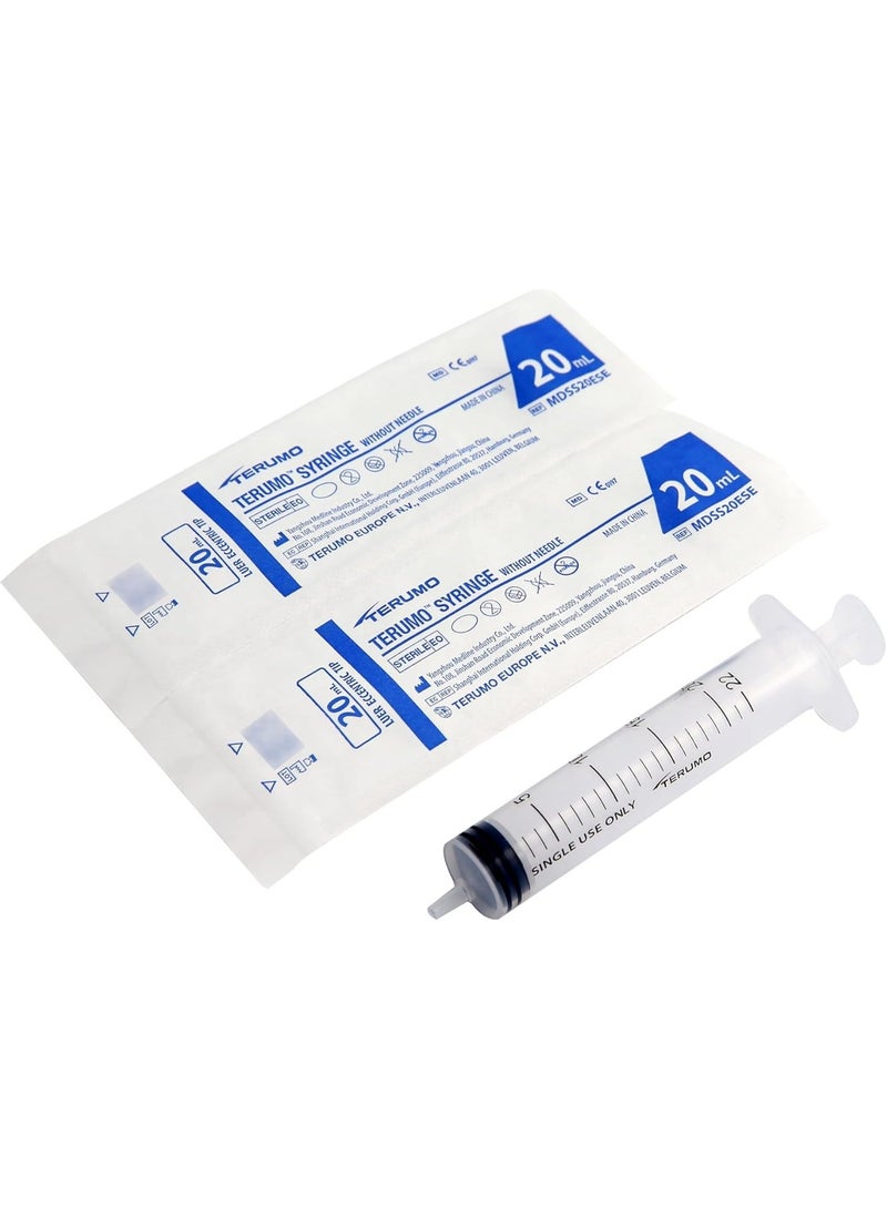 TERUMO Syringe Terumo Without Needle 20ml Luer Eccentric Slip Tip - Image 2