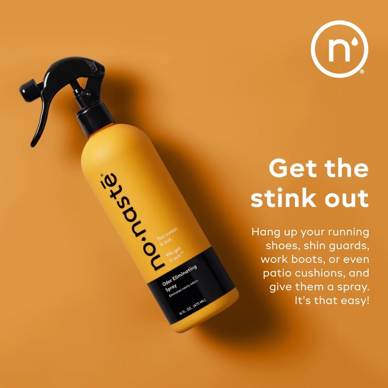 Nonaste Odor Eliminating Spray for Shoes, Gym Bags, Sports Gear & Yoga (16 Oz, Pack of 1) | Long-Lasting Fabric Refresher with Enzymes | Shoe Deodorizer & Gym Bag Deodorizer, Fabric-Safe - Image 2