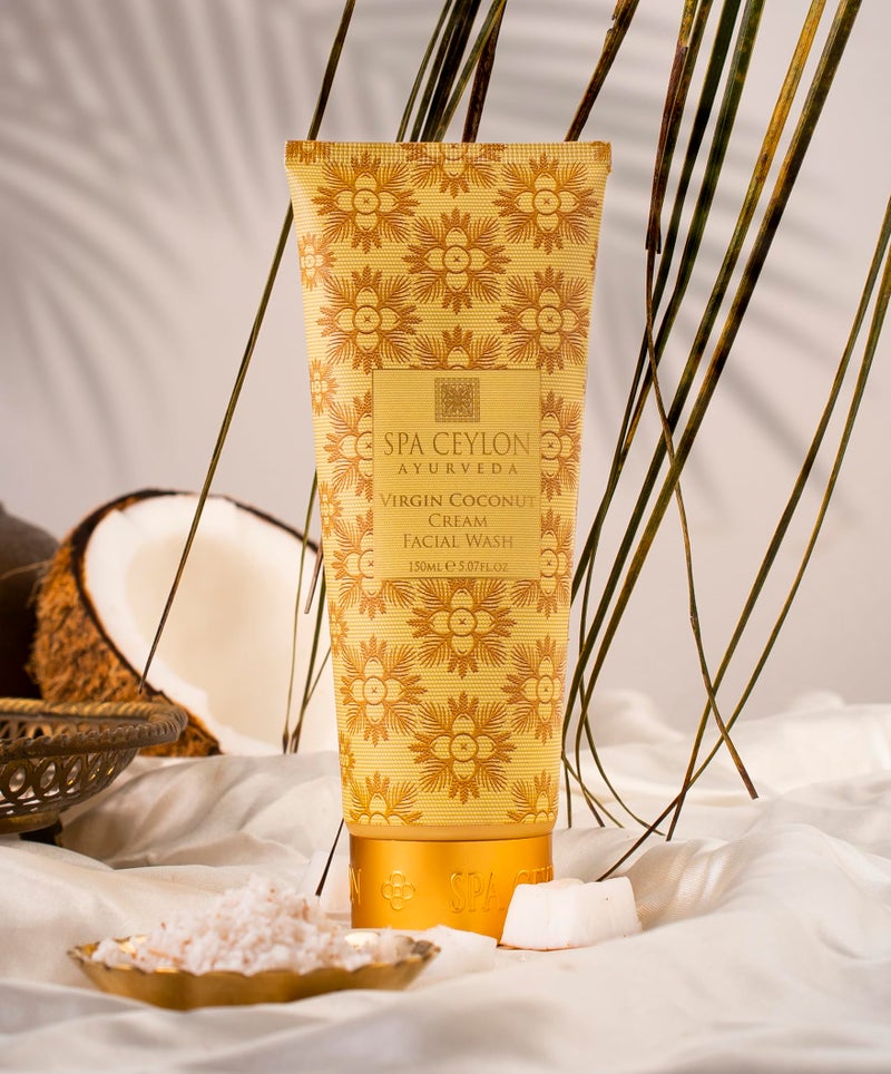 SPA CEYLON VIRGIN COCONUT Cream Facial Wash | Rich & Soft-Foaming | Deep Cleansing | Silicon-Free | 100% Vegetarian | Suitable for all skin types - Image 2