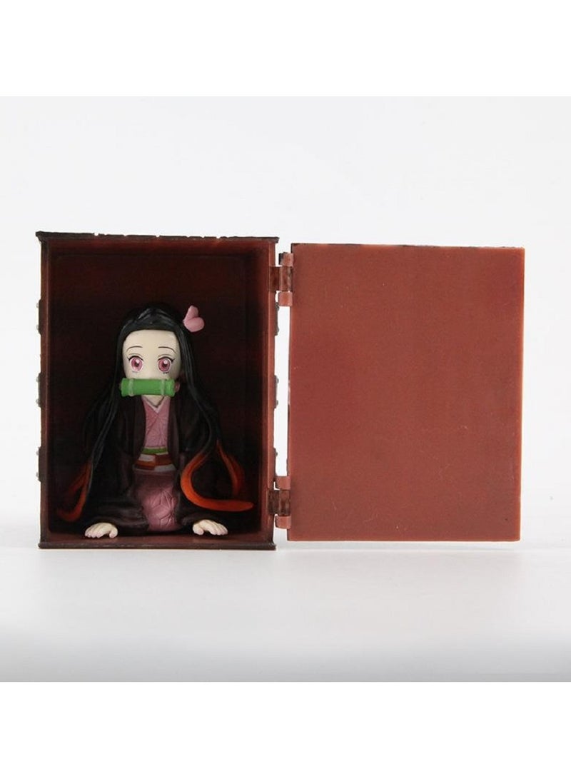 Halamodo Boxed Nezuko Kamado Prone Pose Figure Car Ornament - Image 1