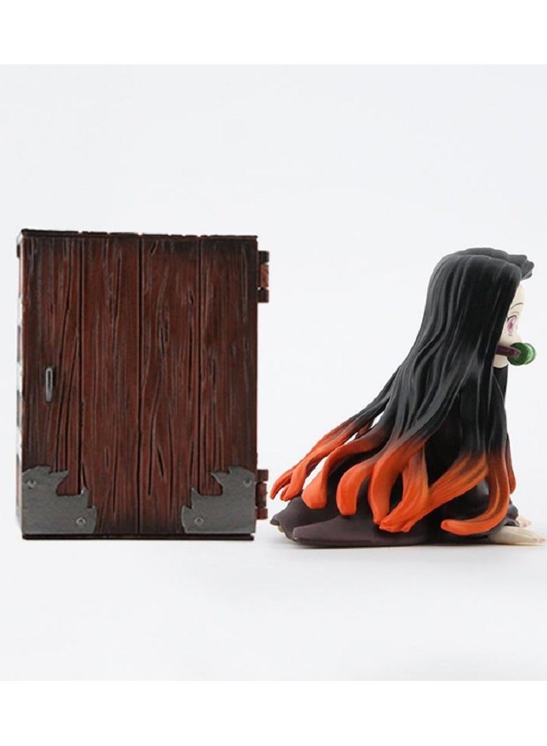 Halamodo Boxed Nezuko Kamado Prone Pose Figure Car Ornament - Image 4