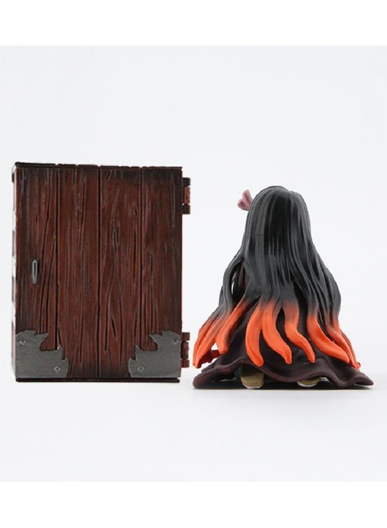 Halamodo Boxed Nezuko Kamado Prone Pose Figure Car Ornament - Image 5