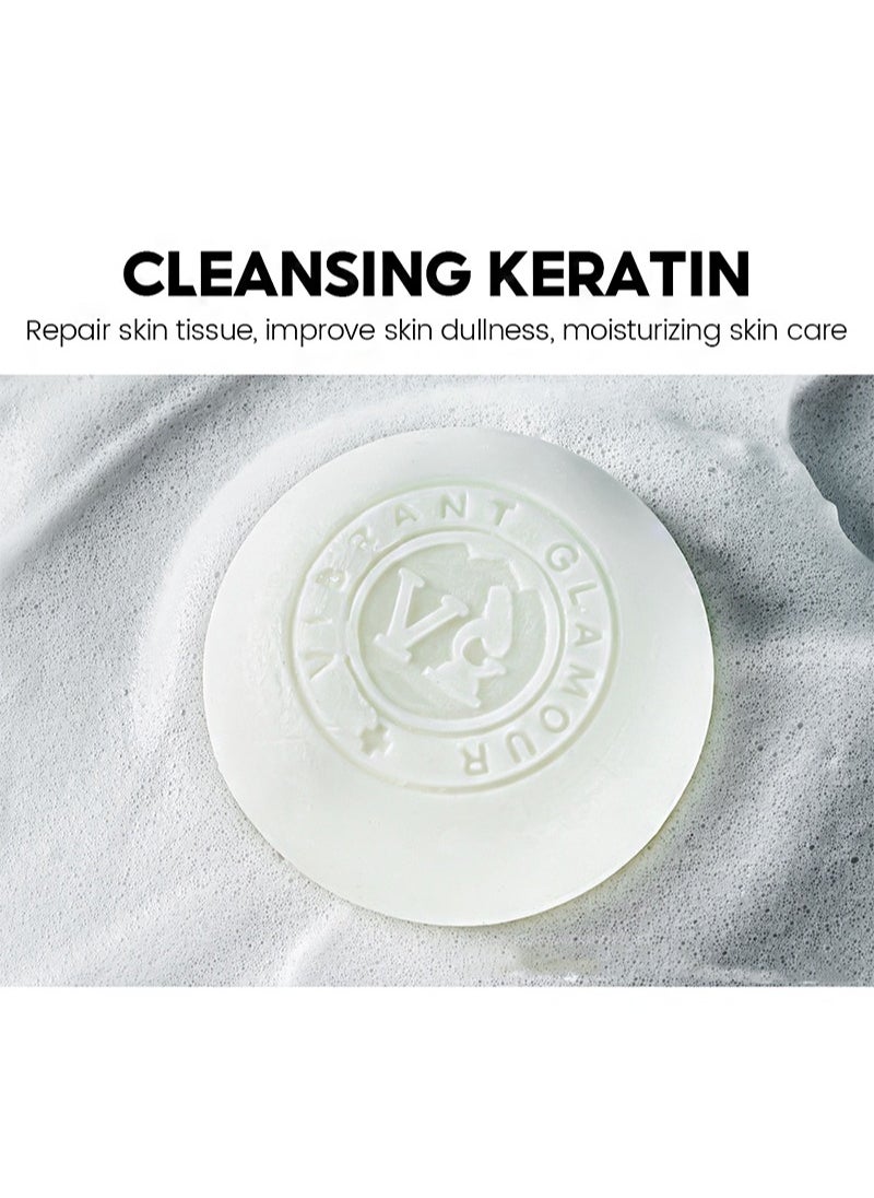 Vibrant Glamour - Niacinamide Brightening Soap，Deep Facial Cleansing, Whitening, Reducing Facial melanin, Suitable For All Skin Types (100g) - Image 1