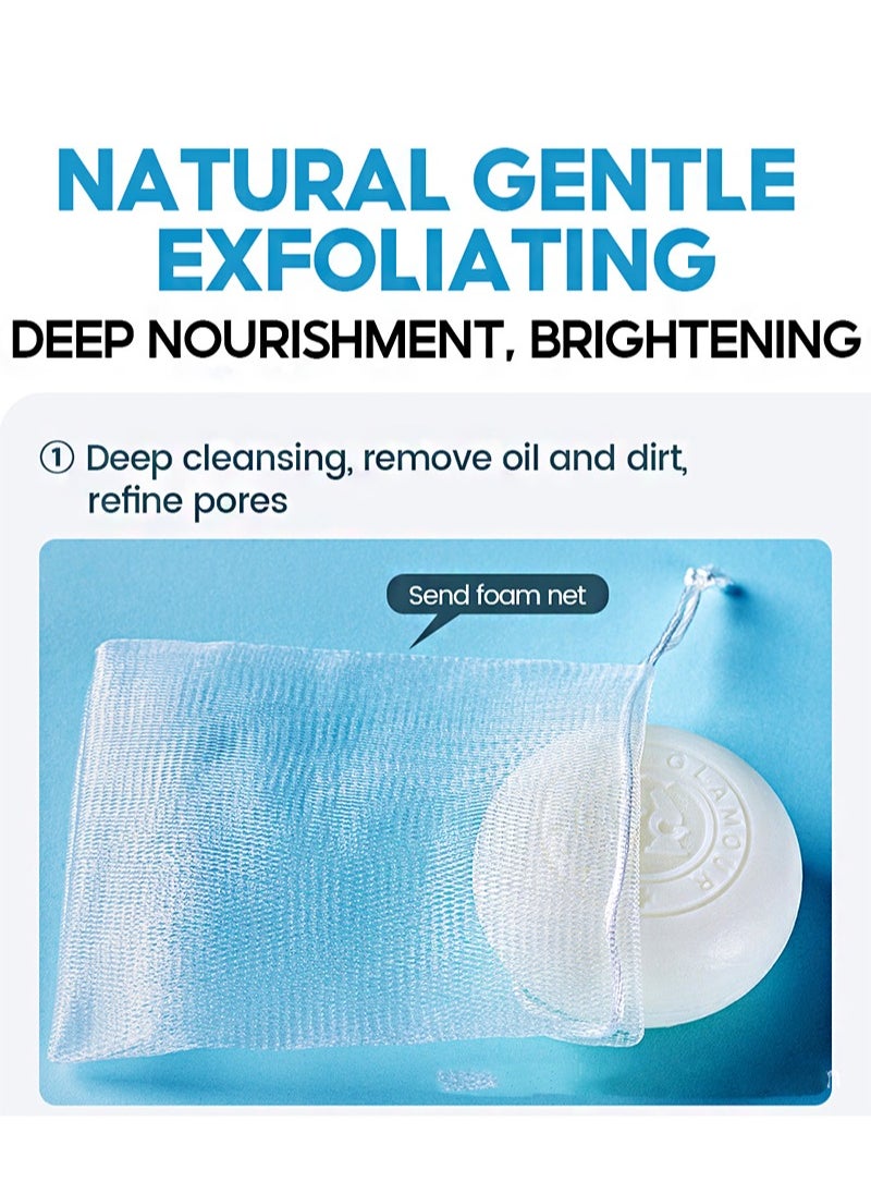 Vibrant Glamour - Niacinamide Brightening Soap，Deep Facial Cleansing, Whitening, Reducing Facial melanin, Suitable For All Skin Types (100g) - Image 1