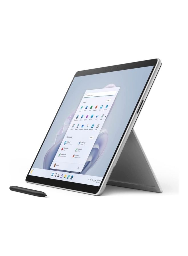 مايكروسوفت كمبيوتر محمول Surface Pro 9 بشاشة مقاس 13 بوصة ومعالج Core i7-1265U وذاكرة وصول عشوائي سعة 16 جيجابايت ومحرك أقراص SSD سعة 1 تيرابايت وبطاقة رسومات Intel Iris XE ونظام تشغيل Windows 11 Pro إنجليزي بلاتيني - Image 1