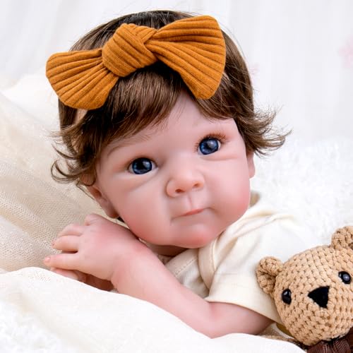 Aori Lifelike Reborn Baby Dolls Realistic Baby Doll 20 inches Real Life Newborn Girl Doll Coming with Gift Box Set for Girls Kids 3 - Image 5