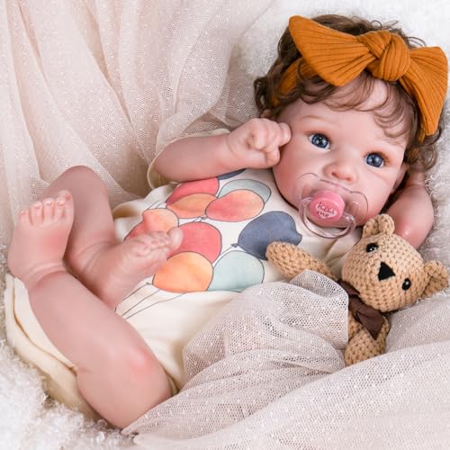 Aori Lifelike Reborn Baby Dolls Realistic Baby Doll 20 inches Real Life Newborn Girl Doll Coming with Gift Box Set for Girls Kids 3 - Image 1