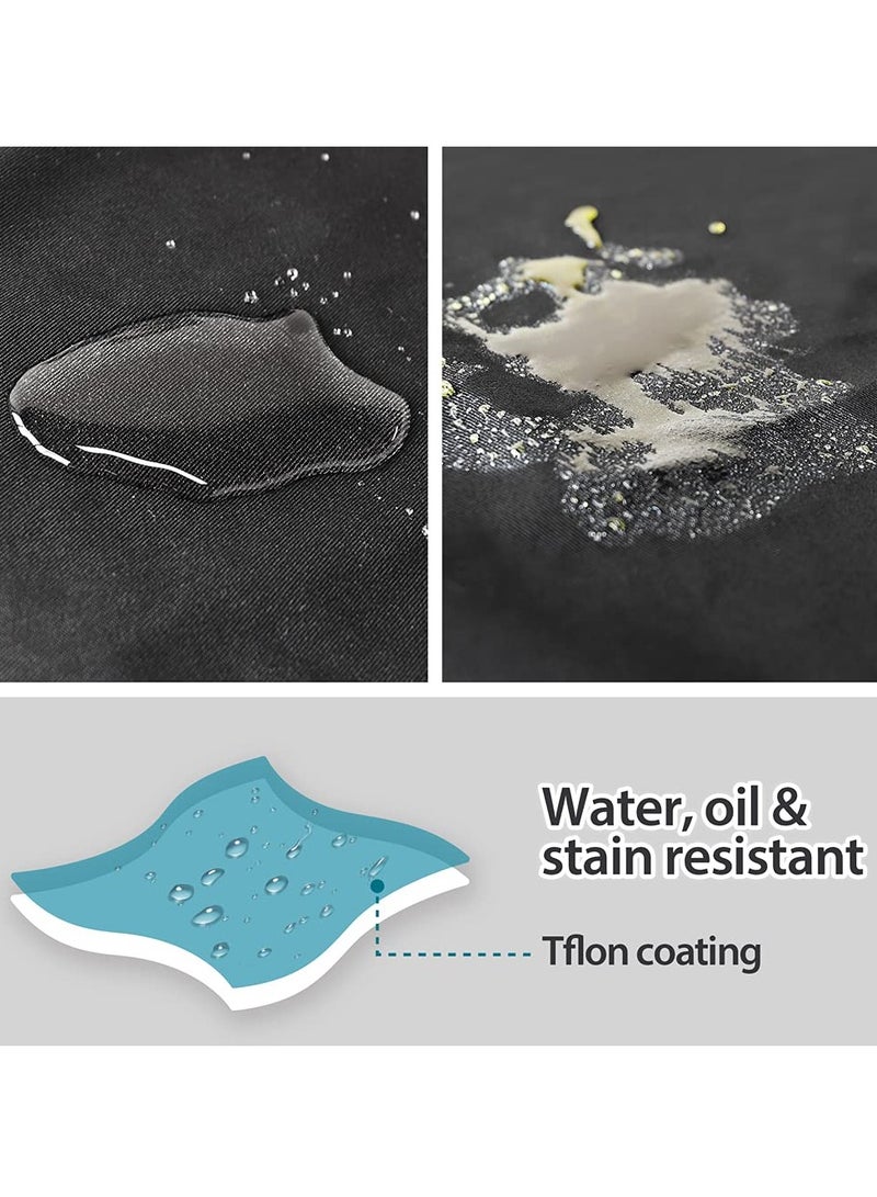 Zikra 2 Pieces Black Cobbler Aprons  Universal Cobbler Apron for Men and Women  Black Smock with 2 Pockets for Cleaning Work  Shoemaker Work  Art Craft  Dirt Water & Oil Resistant Cobbler Apron - Image 2