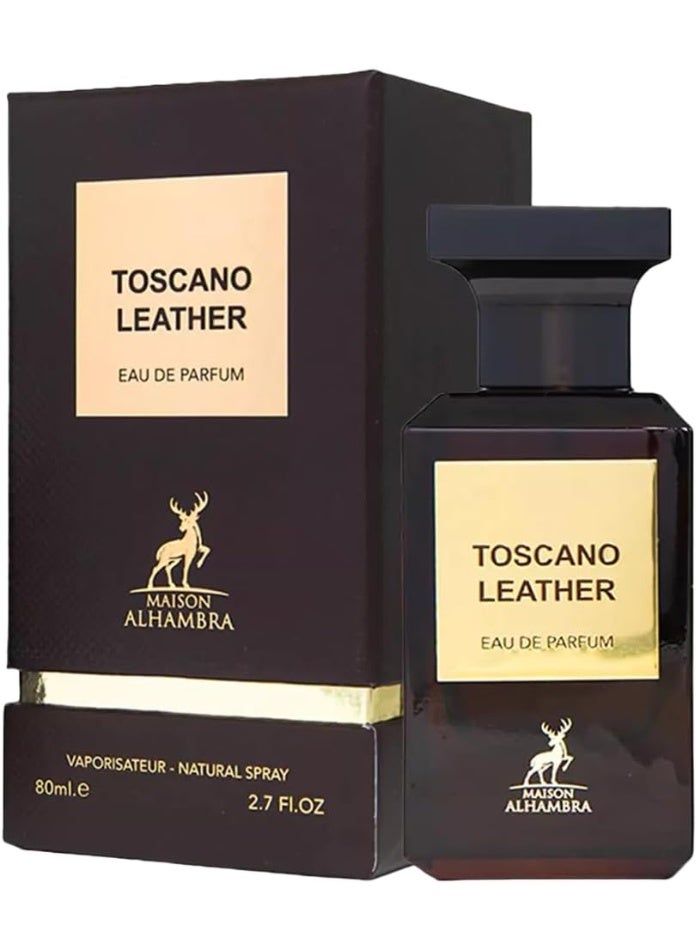 MAISON ALHAMBRA Toscano Leather Eau de Parfum 80 ml - Image 1