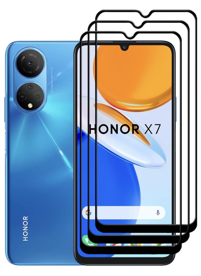 ACLIX 3 Pieces Antistatic ESD Dustproof Premium Quality High Definition Tempered Glass Screen Protector Designed For Honor X7 - Image 1