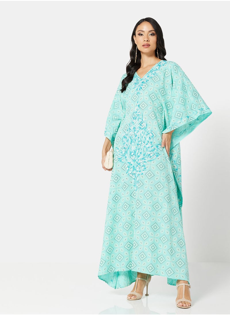 ARABIAN CLOSET EMBROIDERED KAFTAN  - Image 3