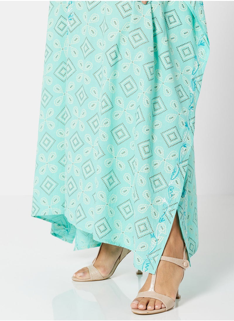 ARABIAN CLOSET EMBROIDERED KAFTAN  - Image 4