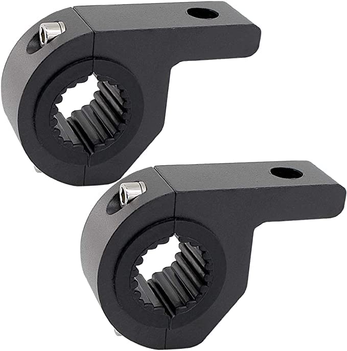 Gear Up Fog Light/Lamp Clamp (Pack of 2) Universal for Bajaj Dominar 400 - Image 1