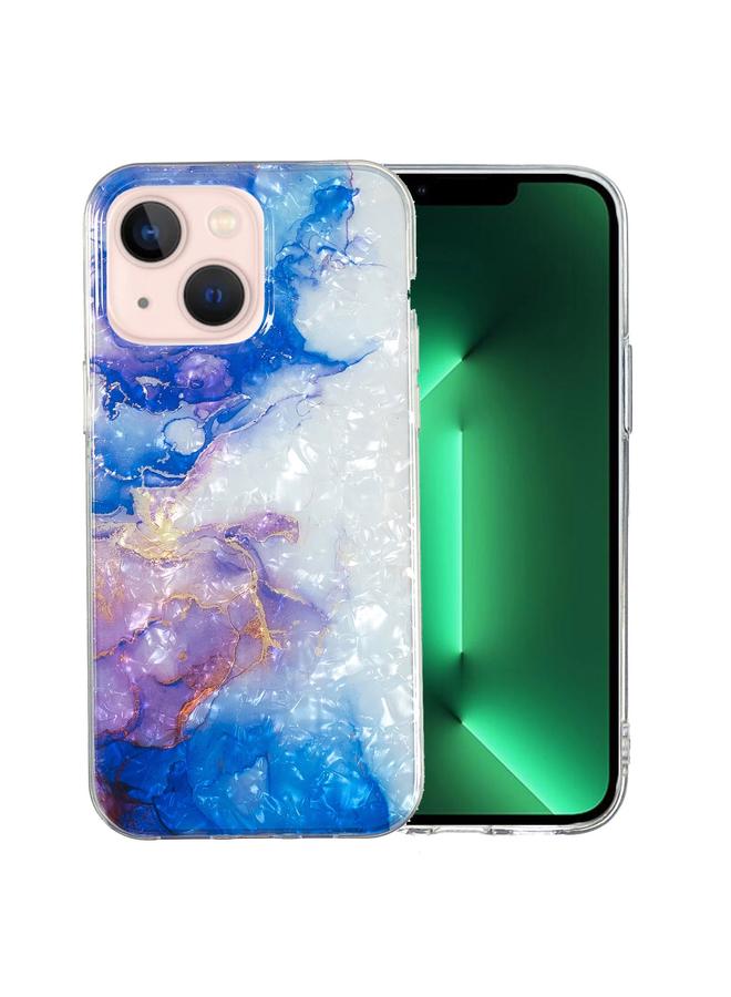 S-TOP Case For iPhone 14 Plus IMD Shell Pattern TPU Phone Case - Image 1