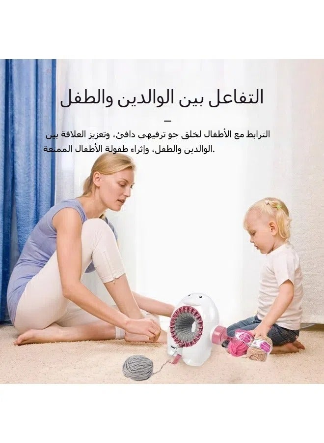 DIY الحياكة الصوف 22 إبرة آلة الحياكة 833-1 اليد مكرنك وشاح الحياكة العمودي البطريق الصوف آلة الحياكة لعبة - Image 5