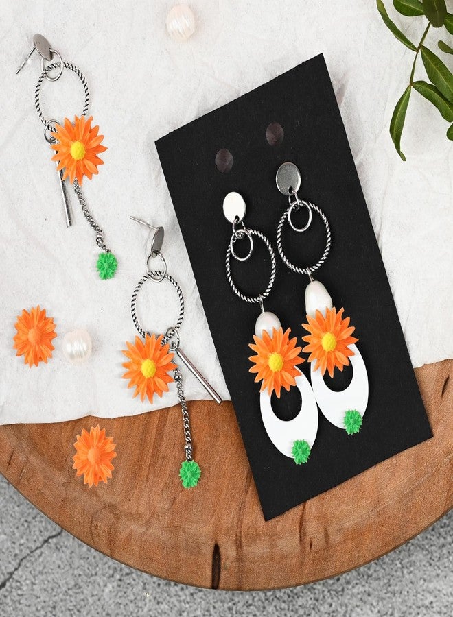 Styquenzer Daisy Flower Polymer Clay Molds, 13 Cavity Miniature Clay Molds Silicone Daisy Mold Clays Mold for Crafts Air Dry for DIY Jewelry Making Cake Decoration and Earrings - Image 4