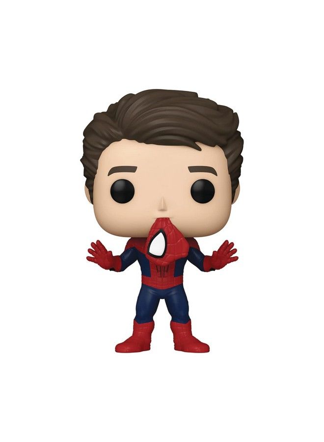 Funko بوب! مارفل: سبايدر مان لا طريق للعودة تمثال فينيل سبايدر مان المذهل بدون قناع - Image 2