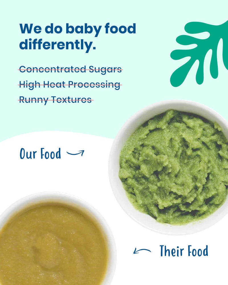 Amara Organic Baby Food - Stage 2 - Oats & Berries - Baby Cereal to Mix With Breastmilk & Water - Shelf Stable Baby Food Pouches Made from Organic Fruit and Veggies - 5 Pouches, 3.5oz Per Serving - Image 4
