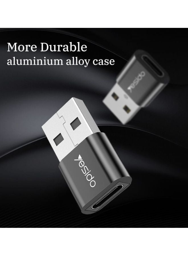 يسيدو محول صغير الحجم من Type-C إلى USB-A - يدعم نقل البيانات والشحن بسرعة عالية - Image 4