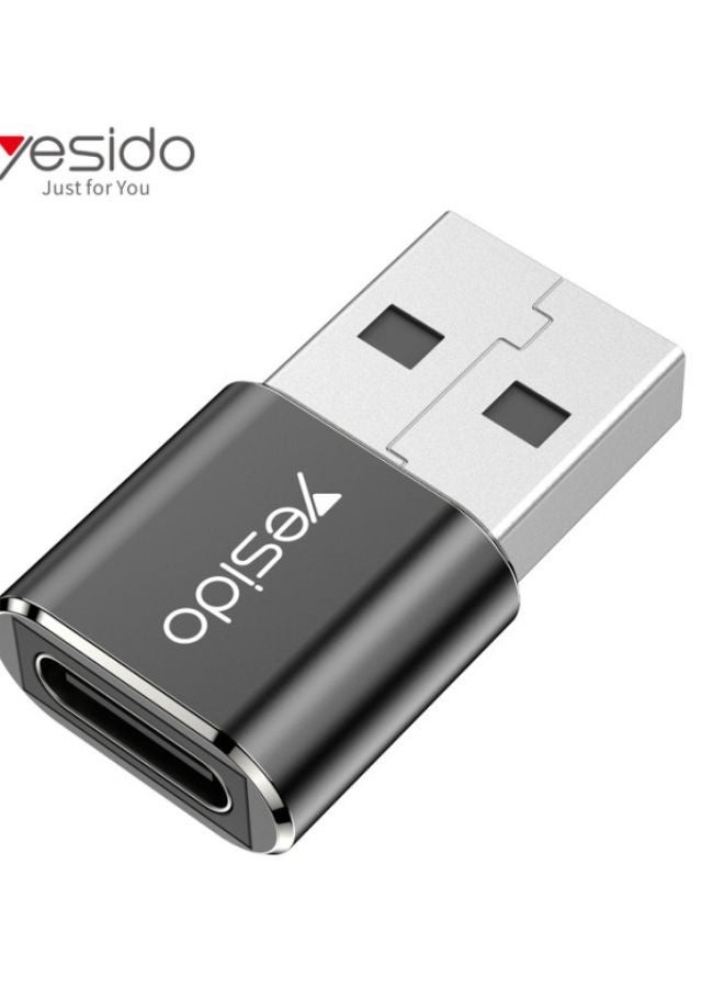 يسيدو محول صغير الحجم من Type-C إلى USB-A - يدعم نقل البيانات والشحن بسرعة عالية - Image 1
