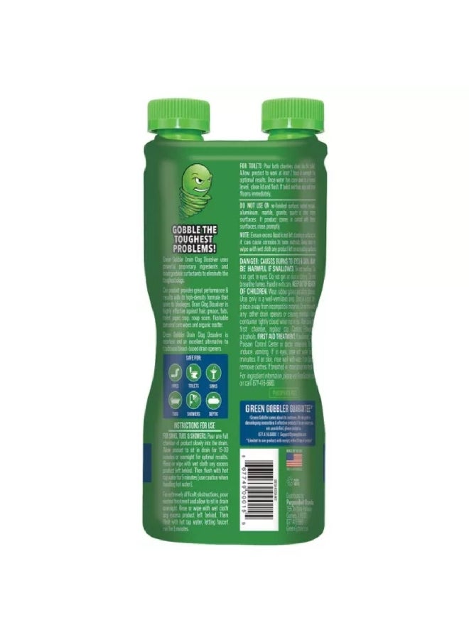 GREEN GOBBLER - Biodegradable and Odourless Formula Drain Clog Dissolver 916 ml G8615A - Image 1