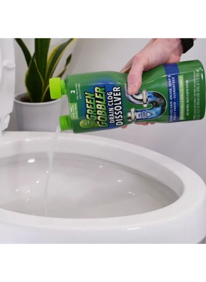 GREEN GOBBLER - Biodegradable and Odourless Formula Drain Clog Dissolver 916 ml G8615A - Image 1