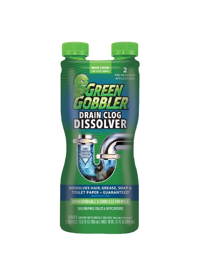 GREEN GOBBLER - Biodegradable and Odourless Formula Drain Clog Dissolver 916 ml G8615A - Image 1