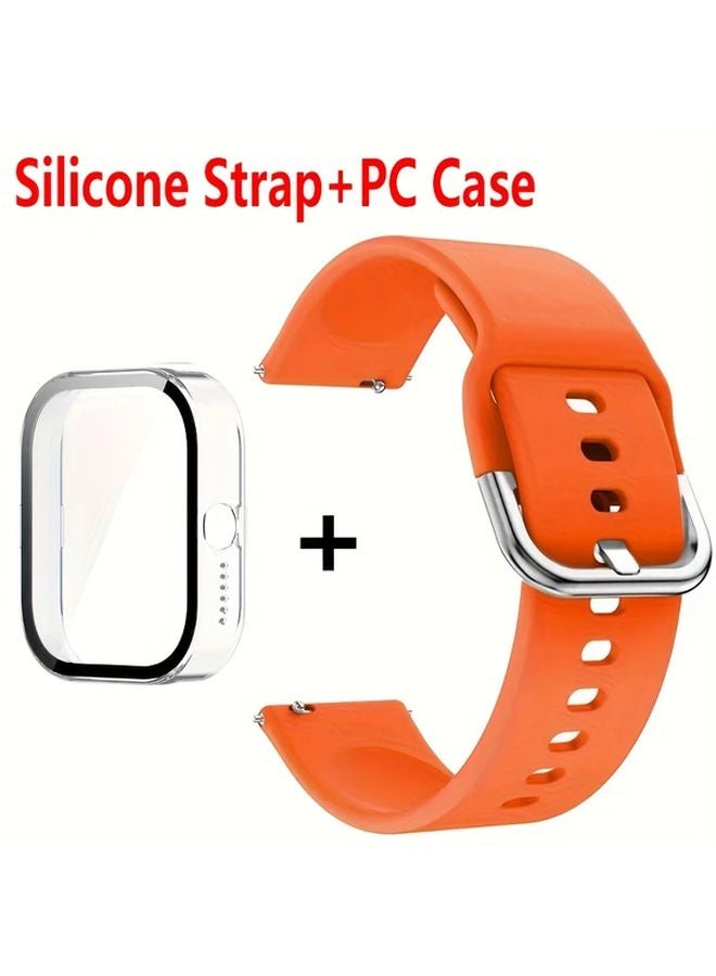 حزام استبدال CMF Watch Pro برتقالي مع علبة وواقي شاشة - Image 1