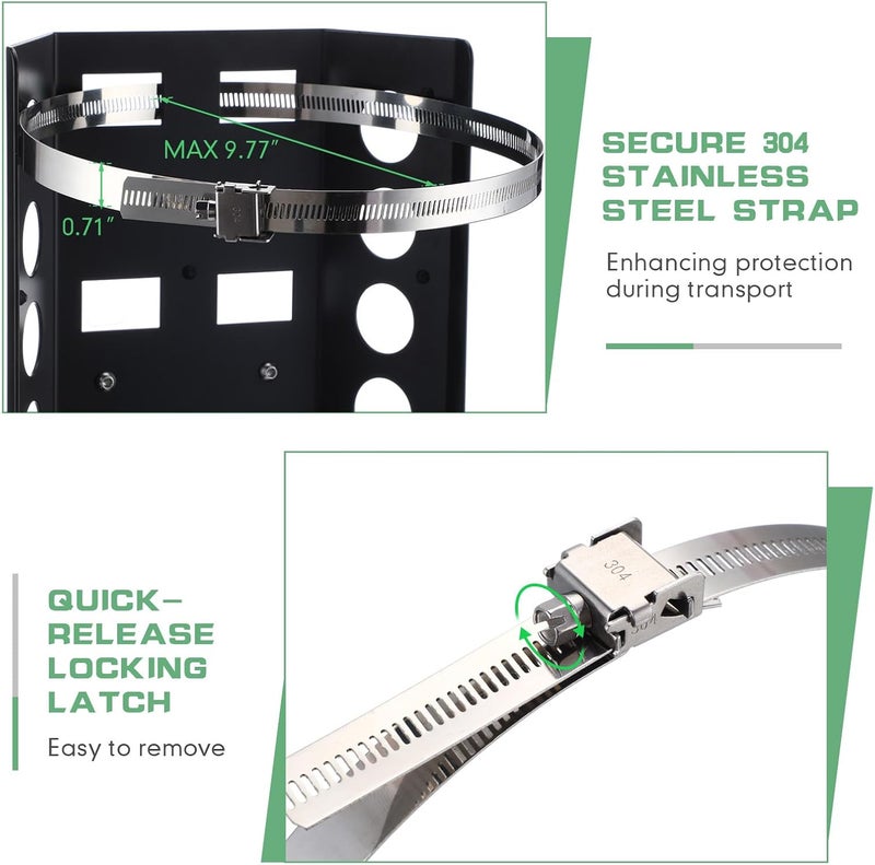 Hicarer Heavy Duty Propane Tank Mounting Bracket - Image 5