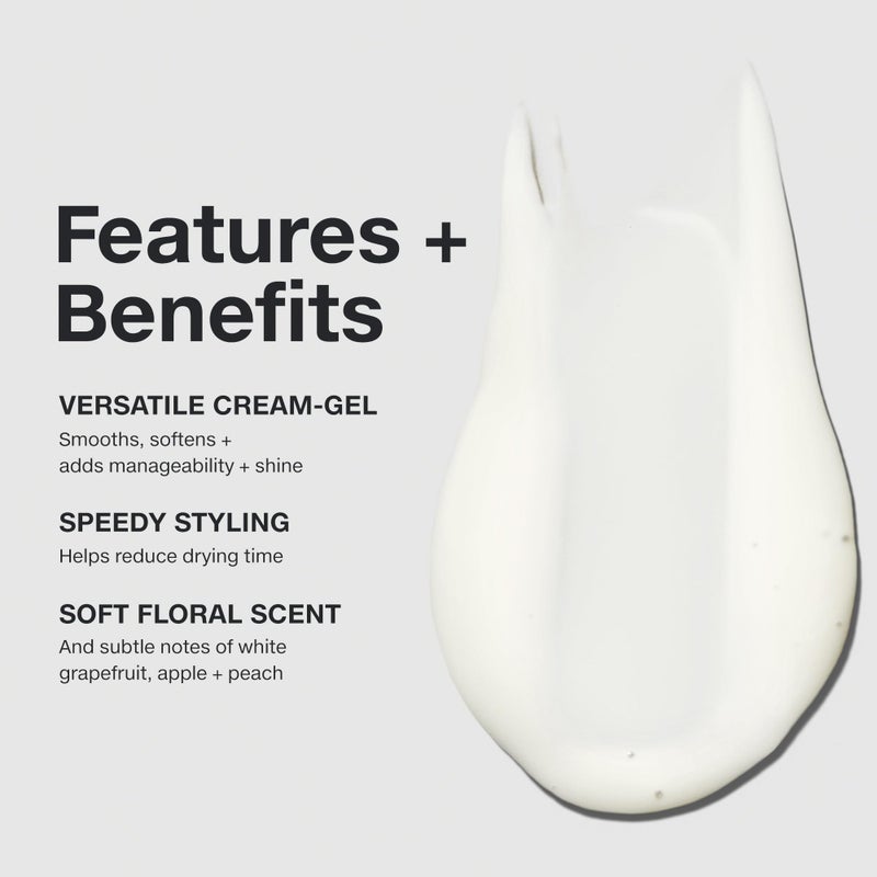 Paul Mitchell Fast Form Styling Cream-Gel, Reduces Drying Time For Faster Styling, Smoothes Texture, For All Hair Types, 6.8 fl .oz. - Image 3