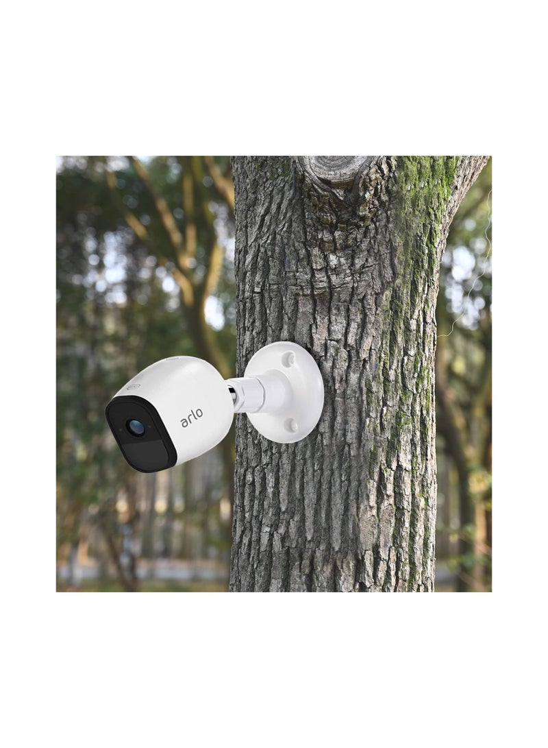 Y&D 360 Degree Adjustable Indoor/Outdoor Security Bracket, Wall Mount Compatible with Arlo Pro/ Pro 2/ 3/ 4 and for Ring Stick Up/ Indoor Cam Battery, Wyze Pan/ Outdoor (4 Pack, White)  - Image 5
