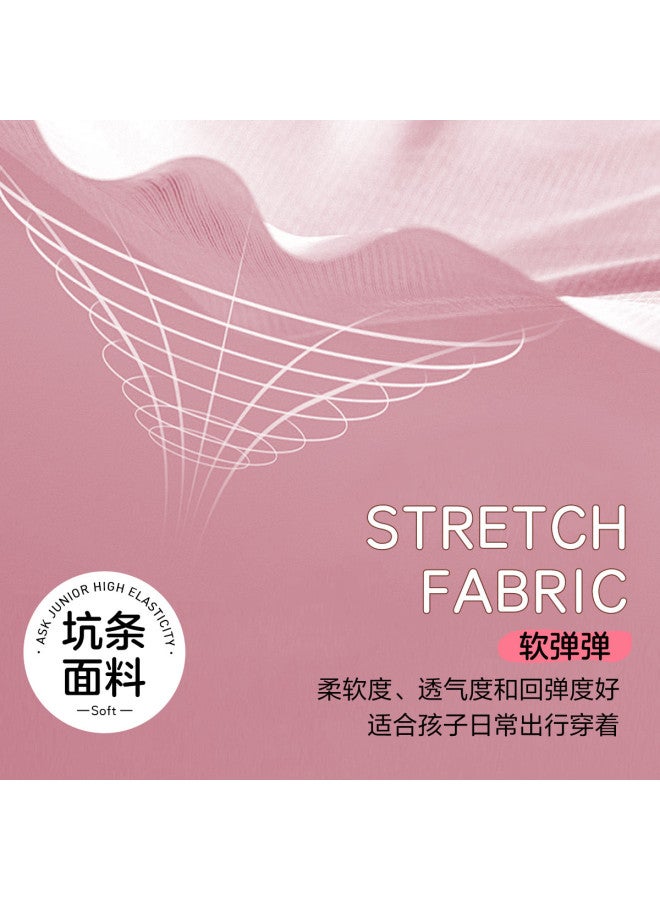 ASK JUNIOR طقم الفتيات ملابس خريفية سترة بغطاء رأس بنطال كارغو رياضي قطعتين ملابس تنس - Image 4