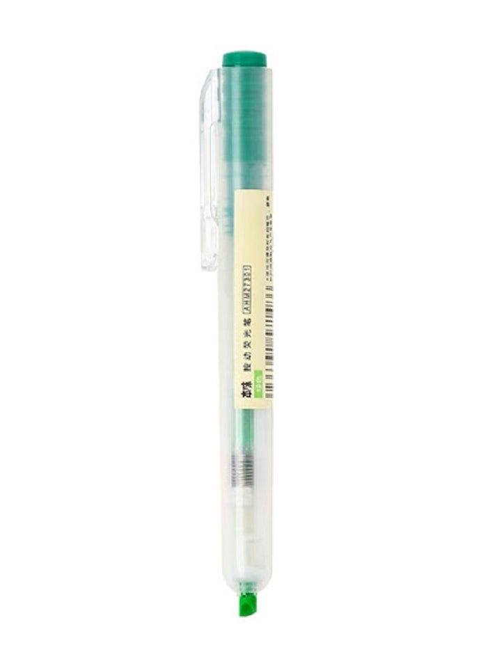 M&G Green zipper highlighter No:AHM27301  - Image 1