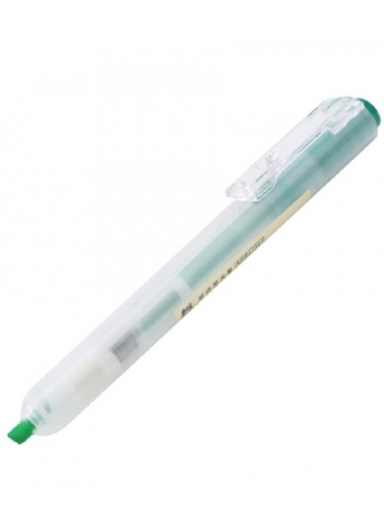 M&G Green zipper highlighter No:AHM27301  - Image 2