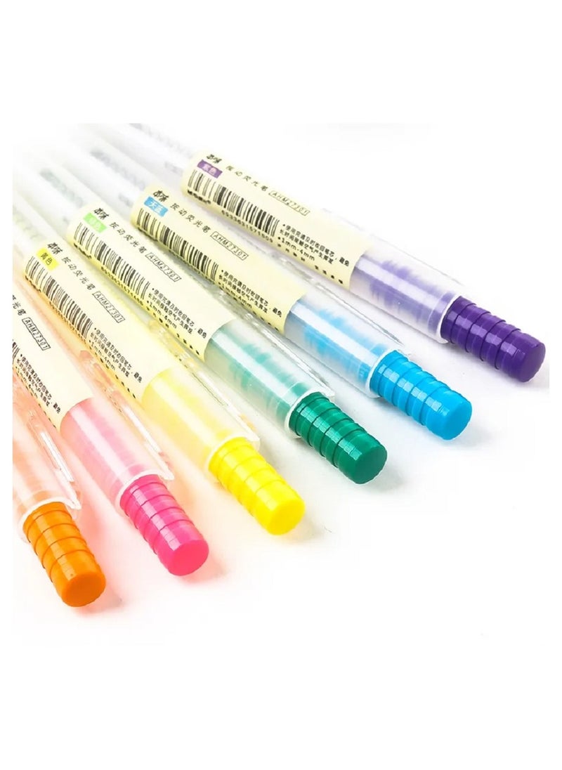 M&G Green zipper highlighter No:AHM27301  - Image 3