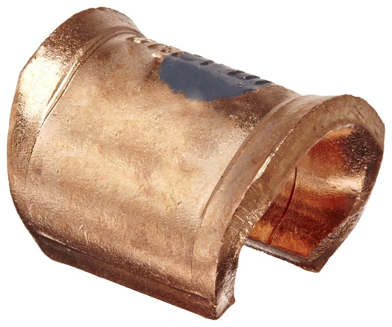 YC6L12 Thin-Wall Copper C-Tap, 8, 6 Accommodates Run, 10-8, 12-10 Accommodates Tap, 0.60" Length