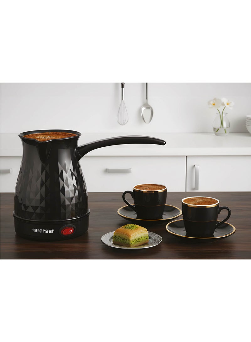 Starget Electric Coffee Pot- 600 ml Capacity- Black - Image 1