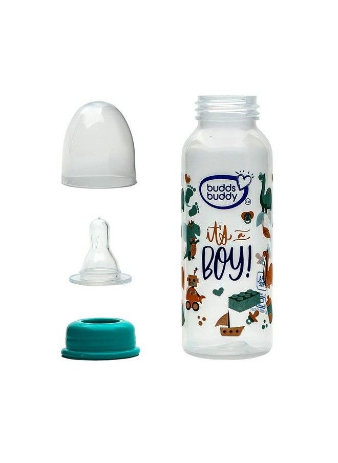 BuddsBuddy Zoe Bpa Free Regular Neck Baby Feeding Bottle (Green 250 Ml)  - Image 3