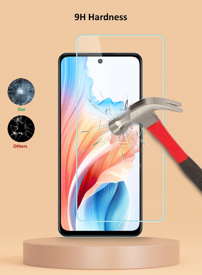 Techie HD Tempered Glass Screen Protector for Oppo A79 - Anti Reflection Anti Bubbles 9H Hardness 0.33 mm Rounded Edges Easy Installation - Image 3