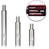 SPTA Stainless Steel Rotary Extension Shaft Set, 75mm,100mm,140mm, 5/8"-11 Thread For Rotary Polisher,Car - Image 1