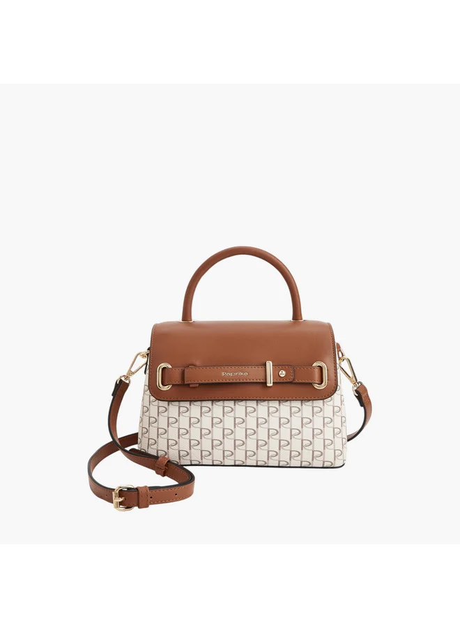 Paprika Women Tan Monogram Match Back