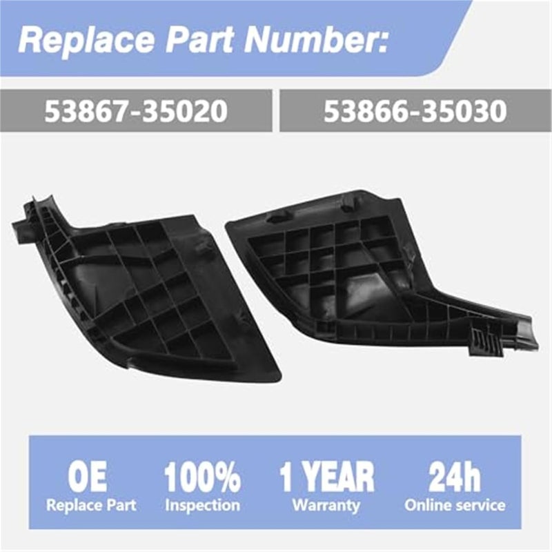 Wivplex Windshield Wiper Cowl Side Cover Trim for Toyota 4Runner - Image 4