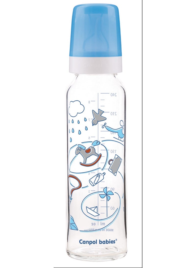 Canpol babies Canpol Designed Glass Bottle 240Ml