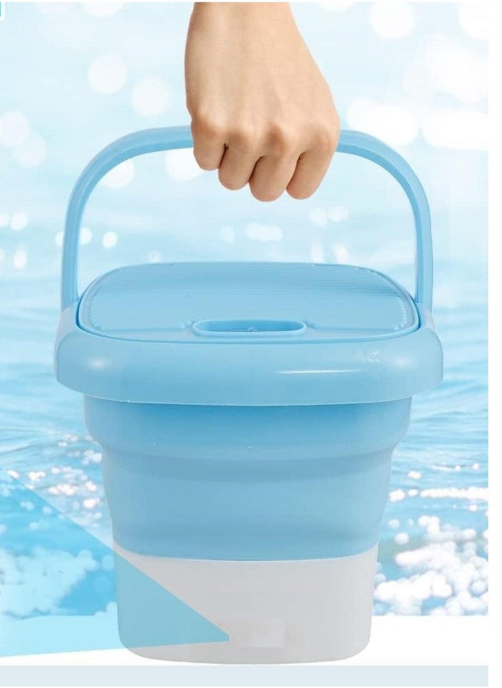 Generic Mini Washing Machine,Camping Lodge For Travel Blue  - Image 3