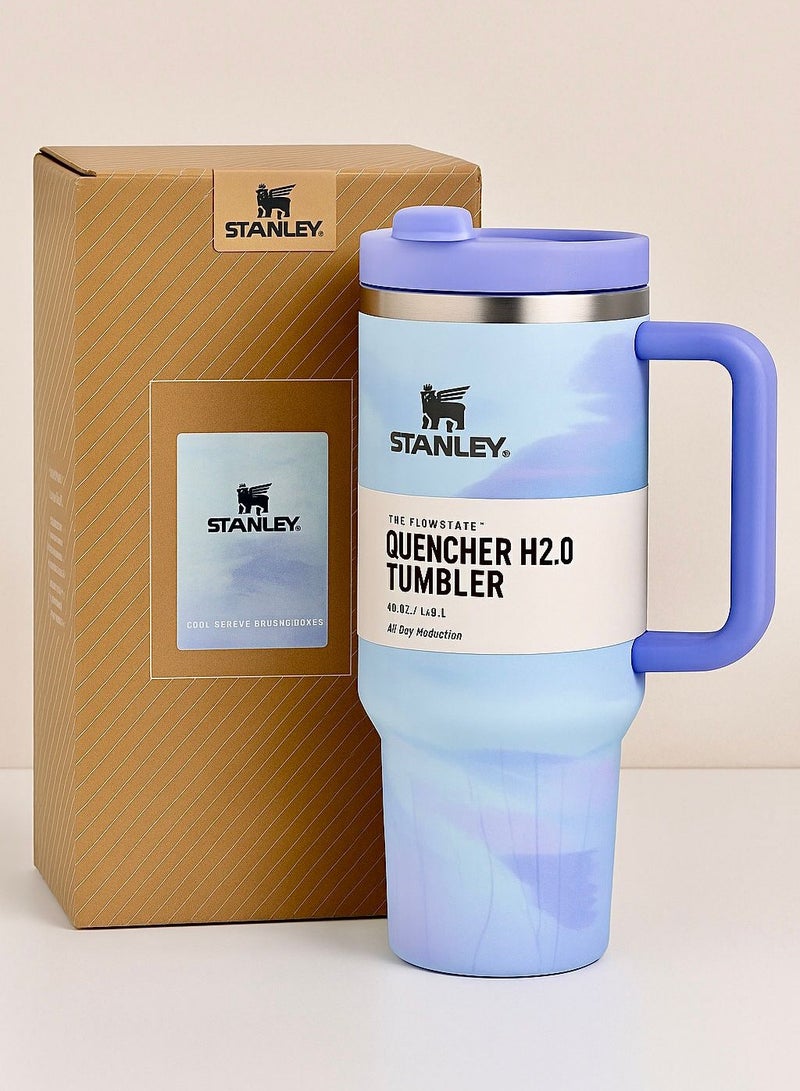 Stanley STANLEY Quencher H2.0 FlowState Stainless Steel Vacuum Insulated Tumbler with Lid and Straw for Water, Iced Tea or Coffee, Smoothie and More, 40 oz MULTICOLOUR - Image 1