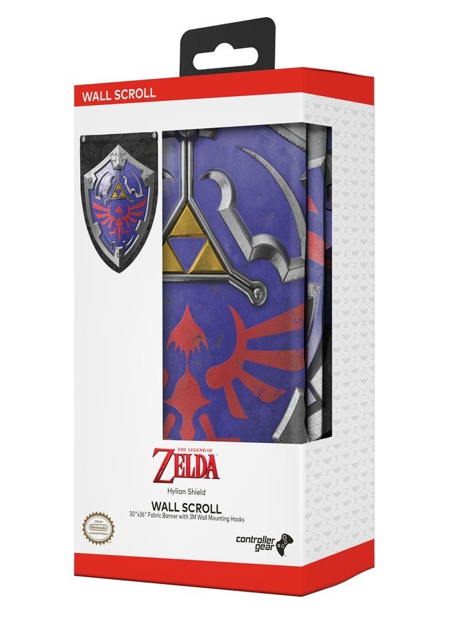 Controller Gear The Legend of Zelda Hylian Shield Wall Scroll - Image 3