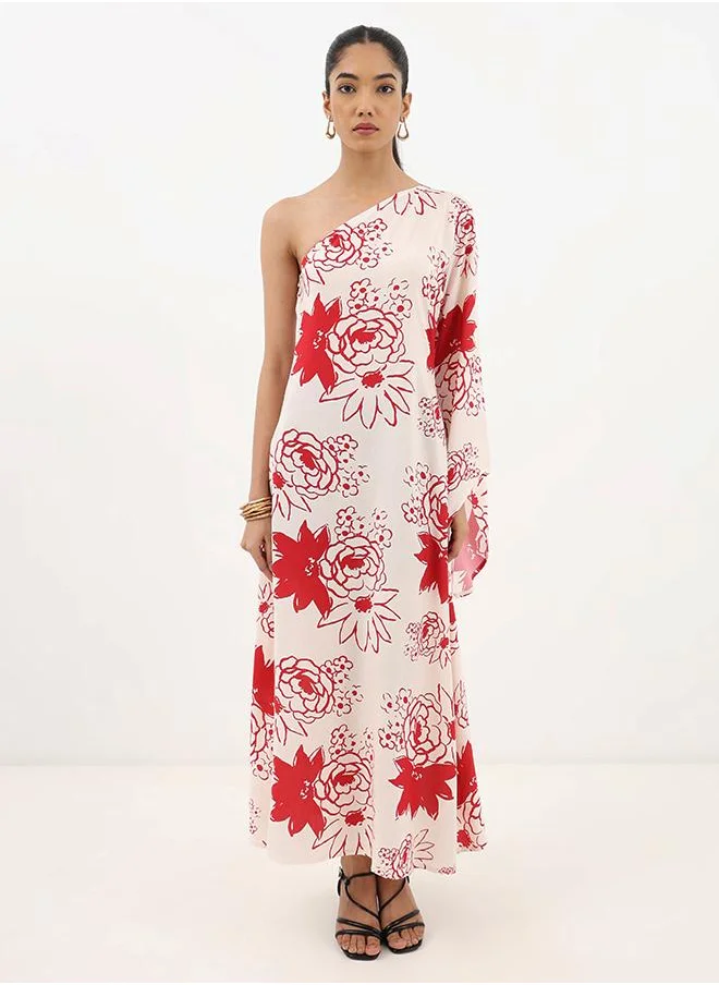 استوديو أول Tropical Sunset Maxi Dress