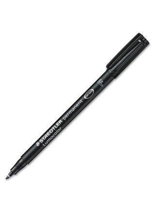 Staedtler Lumocolor F Black Permanent markers