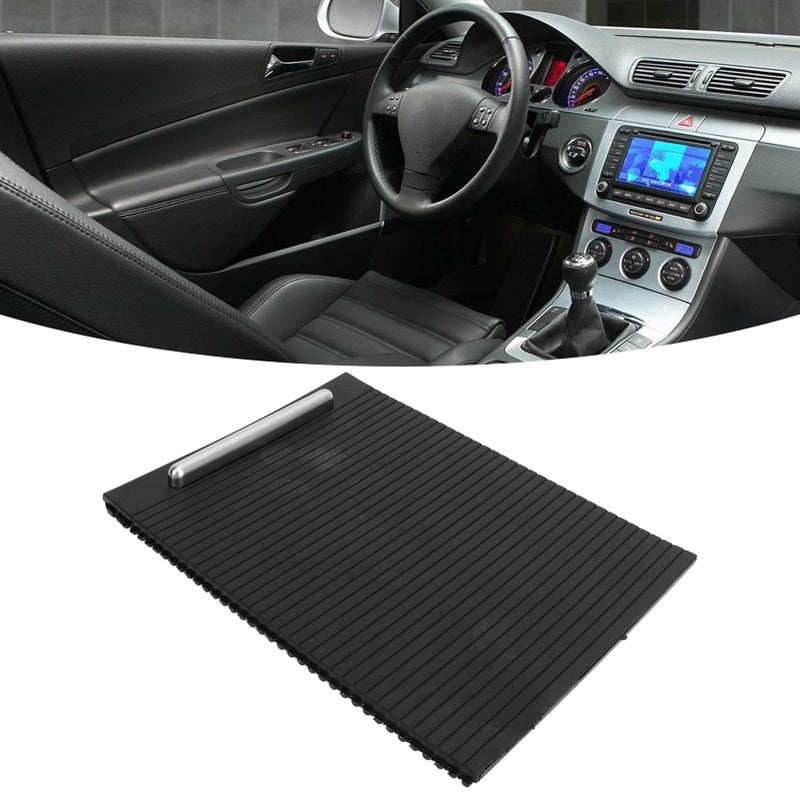 Center Console Cup Holder Roller Cover 3CD857503 Sliding Blind Cover Replacement for CC B6 B7 Black - Image 4